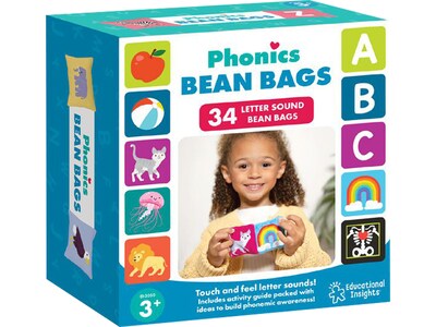 Educational Insights Phonics Bean Bags, 34/Set (3050)