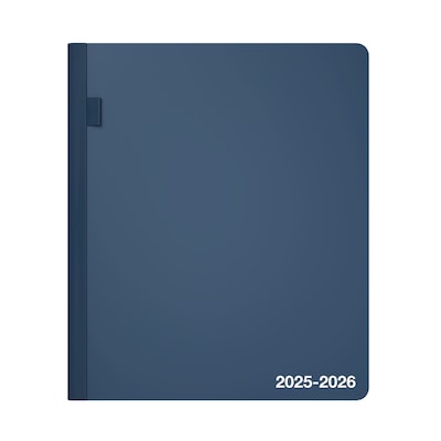 2025-2026 Staples 7 x 9 Academic Weekly & Monthly Planner, Blue (ST60360-25)