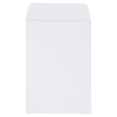 JAM Paper Catalog Envelope, 4.625" x 6.75", White, 25/Pack (1623988)