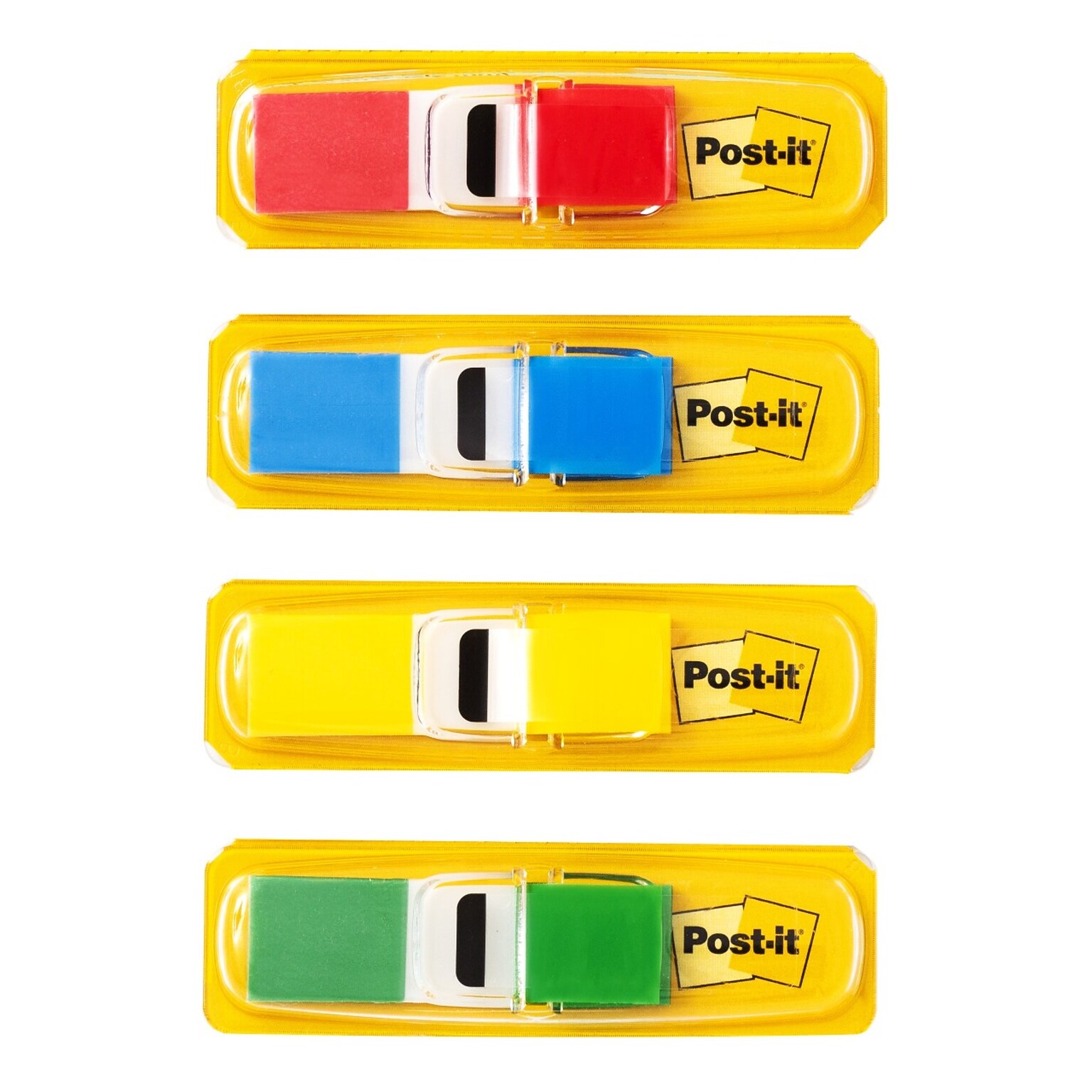 Post-it Flags, .47 Wide, Assorted Colors, 140 Flags/Pack (683-4)