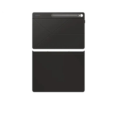 Samsung Polyurethane 13.1 Smart Book Cover for Galaxy Tab S10 FE+, Black (EF-BX620PBEGUJ)