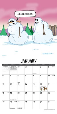 2026 Willow Creek Tundra 7" x 7" Monthly Wall Calendar (53799)