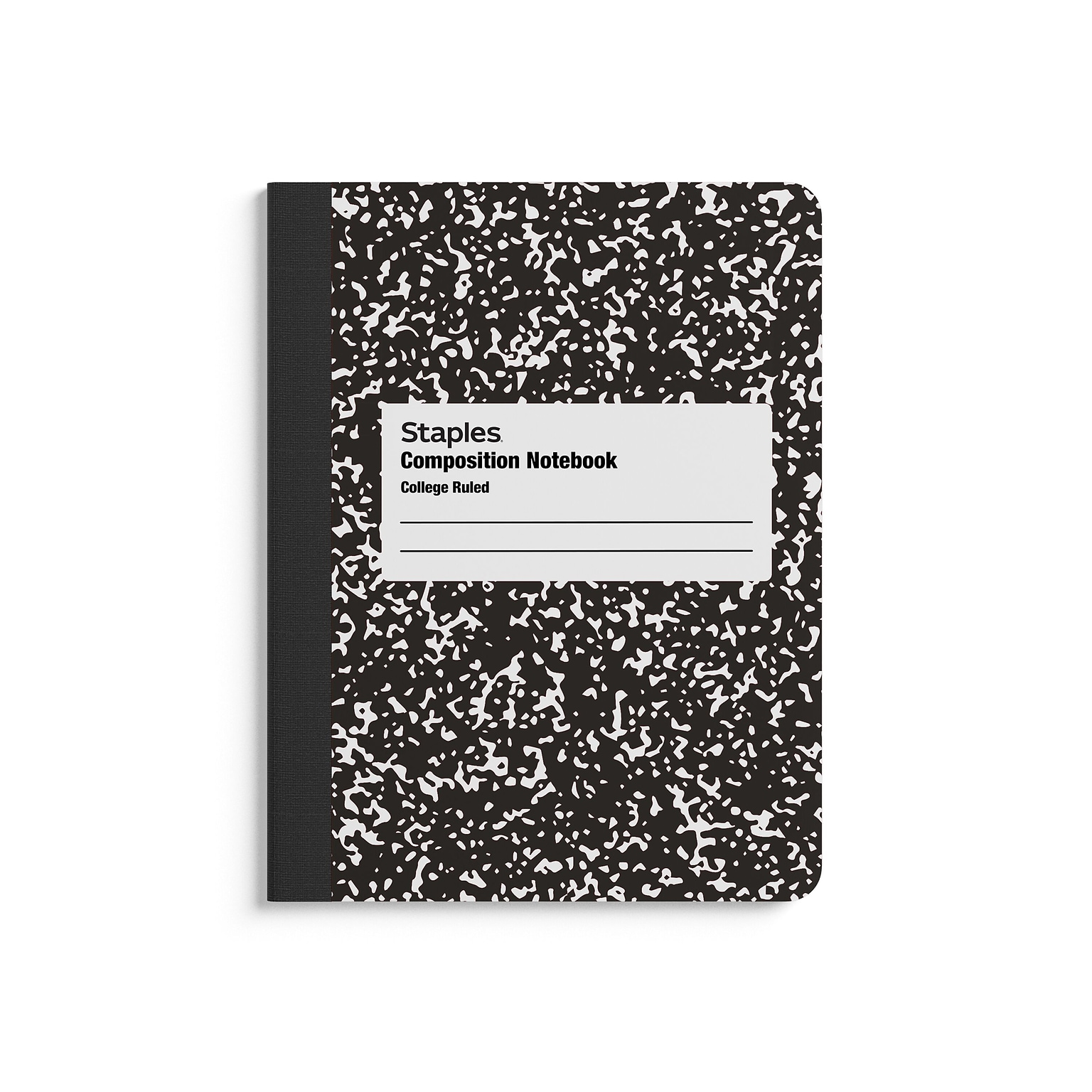 Staples Mini Composition Notebook, 3.25 x 4.5, College Ruled, 80 Sheets, Assorted Colors, 2/Pack (ST17501)