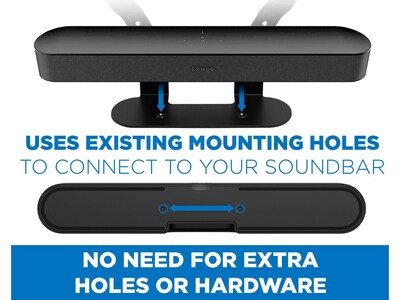 Mount-It! Sonos Beam TV Mounting Soundbar Shelf, 11 lbs. (MI-SB44)