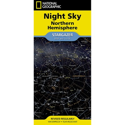 National Geographic Space, Stargazer folded Map Pack Bundle, Folded: 4.25" x 9.25" ; Flat: 25.25" x 18.5" (NGMRE01021309B)