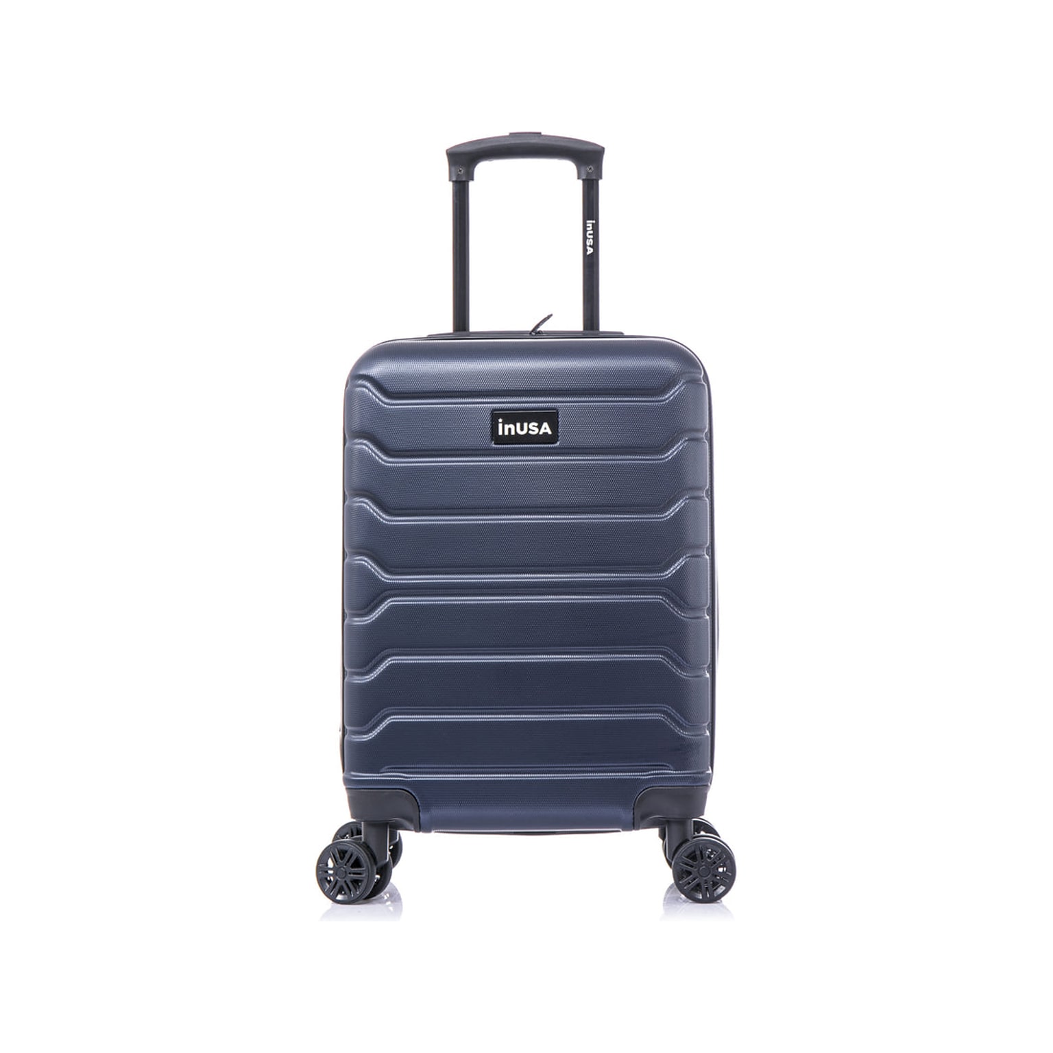 InUSA Trend 20.5 Hardside Carry-On Suitcase, 4-Wheeled Spinner, Blue (IUTRE00S-BLU)