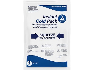 Dynarex All-Purpose Cold Pack, 5 x 9, 24/Carton (4512)