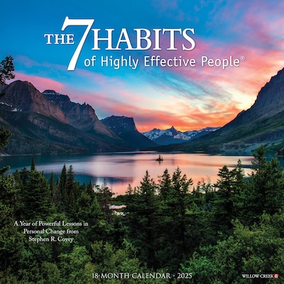 2025 Willow Creek 7 Habits of Highly Effective People 12 x 12 Monthly Wall Calendar (41154)