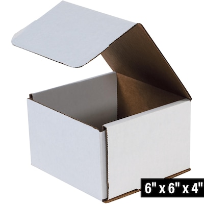 6 x 6 Crush-Proof Mailer, White, 50/Bundle (M664)