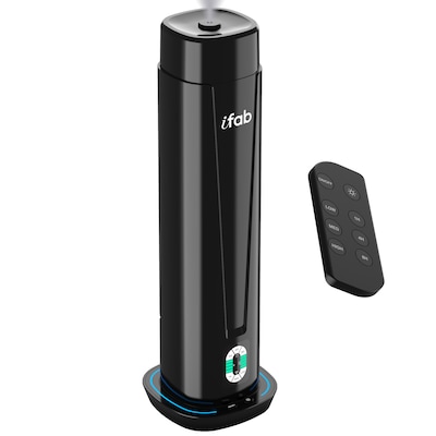 iFab 86L Nebulizing Aromatherapy Essential Oil Diffuser, 4 oz. (ISM86LBK)