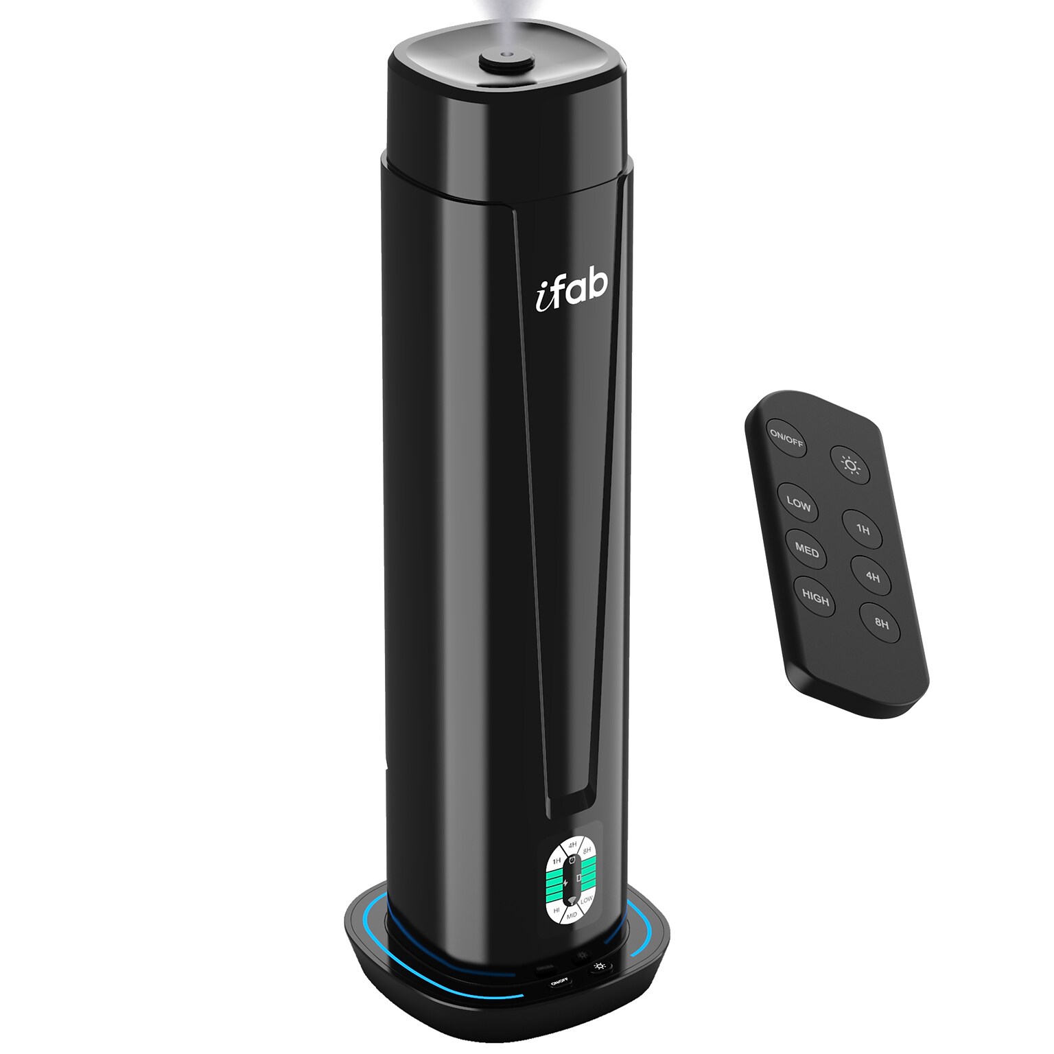 iFab 86L Nebulizing Aromatherapy Essential Oil Diffuser, 4 oz. (ISM86LBK)