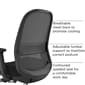 Workplace2.0™ Bedford Ergonomic Fabric/Mesh Swivel Task Chair, Black (UN60991)