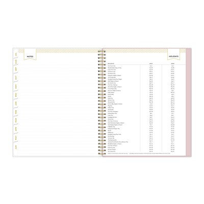 2025-2026 Blue Sky Secret Garden 8.5" x 11" Academic Year Weekly & Monthly Planner, Plastic Cover, Multicolored (155447)