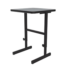 Correll 20W Rectangular Adjstable Standing Desk, Gray Granite (CST2024TF-15)