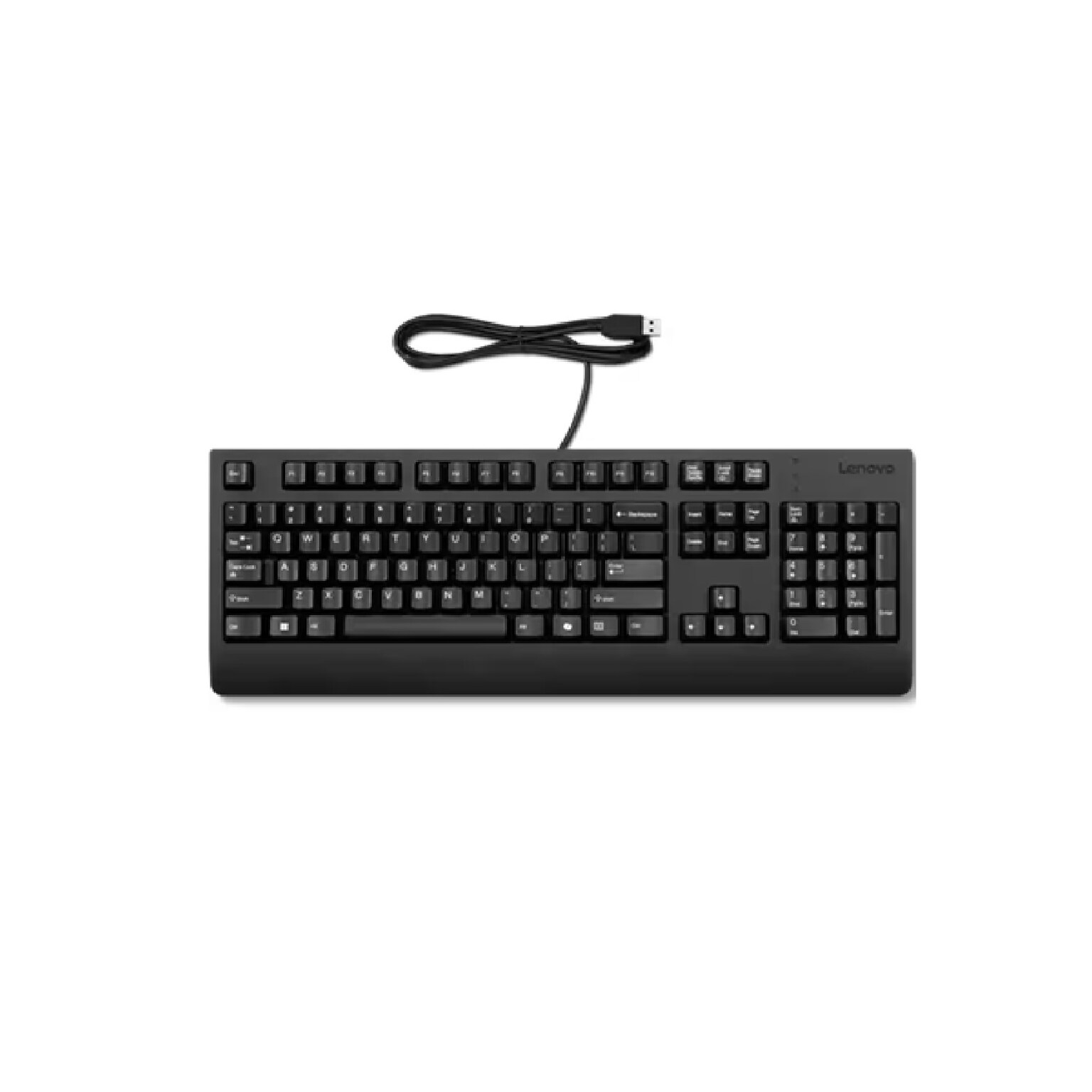 Lenovo Preferred Pro II Wired Ergonomic Keyboard, Black (4Y41R64588)