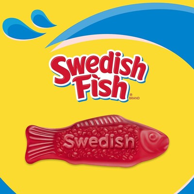 Swedish Fish Original Soft & Chewy Candy, 5 oz, 12/Carton (JAR1506208)