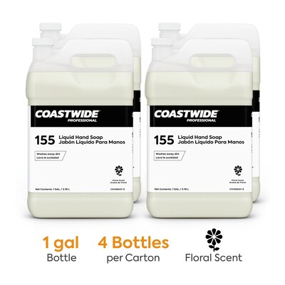 Coastwide Professional 155 Liquid Hand Soap, 1 Gal., 4/Carton (CW155RU01-B)
