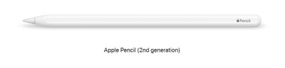 Apple Pencil (2nd Generation) for iPad Pro/iPad, White (MXN43AM/A)