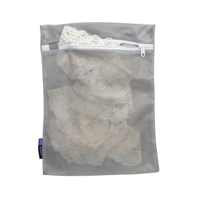 Laundry 360 Active Wear Wash Bag Set, Gray/White, 4 Bags/Pack (W-82470)