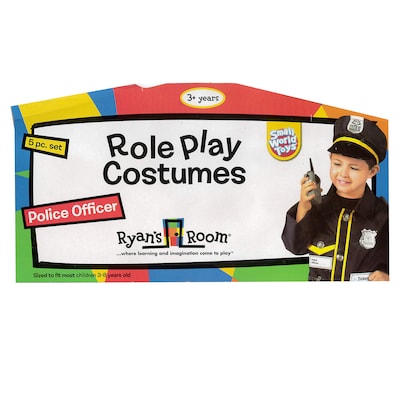 Small World Toys Ryans Room Dress-Up & Pretend Costume, Police Officer, Multicolored (SWT0952)