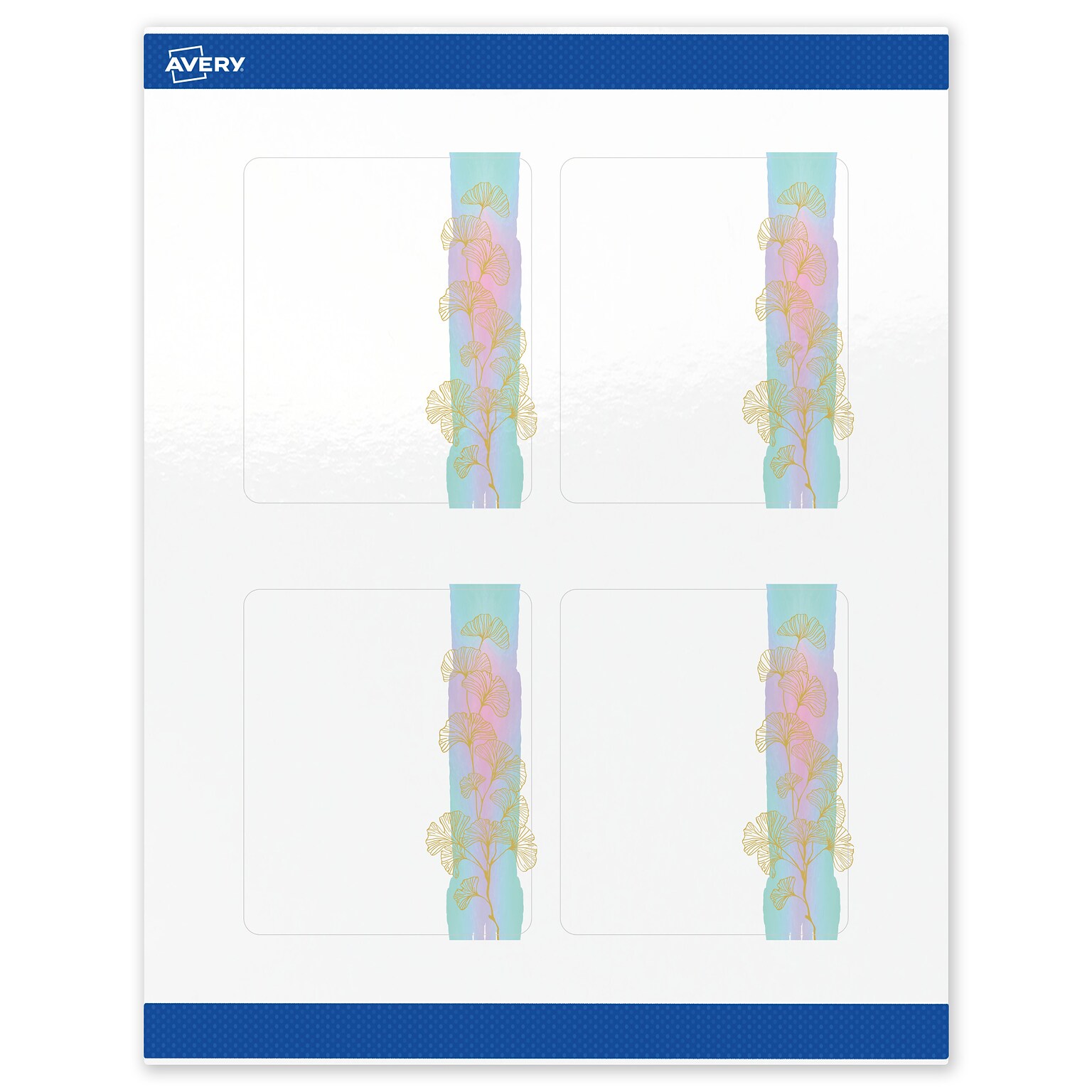 Avery Laser/Inkjet Rectangle Multipurpose Labels, 4 x 3-1/3, White, 40/Pack (S00-EVD)