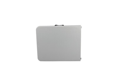 National Public Seating CMFIH Series 30" x 60" Fold-In-Half Folding Table, Grey (CMFIH3060)