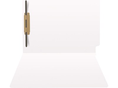 Medical Arts Press Heavy Duty End Tab File Folder, Straight-Cut, Letter Size, White, 40/Box (S-09461-WHT)