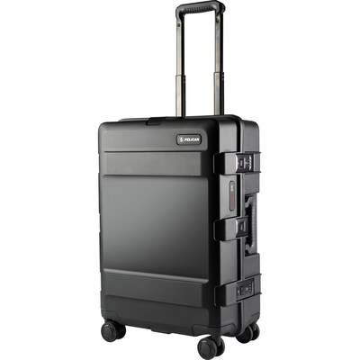 Pelican ATX 25" Hardside Carry-On Suitcase & Luggage Type, 4-Wheeled Spinner, TSA Checkpoint Friendly, Black (HC25-00080-BLK)