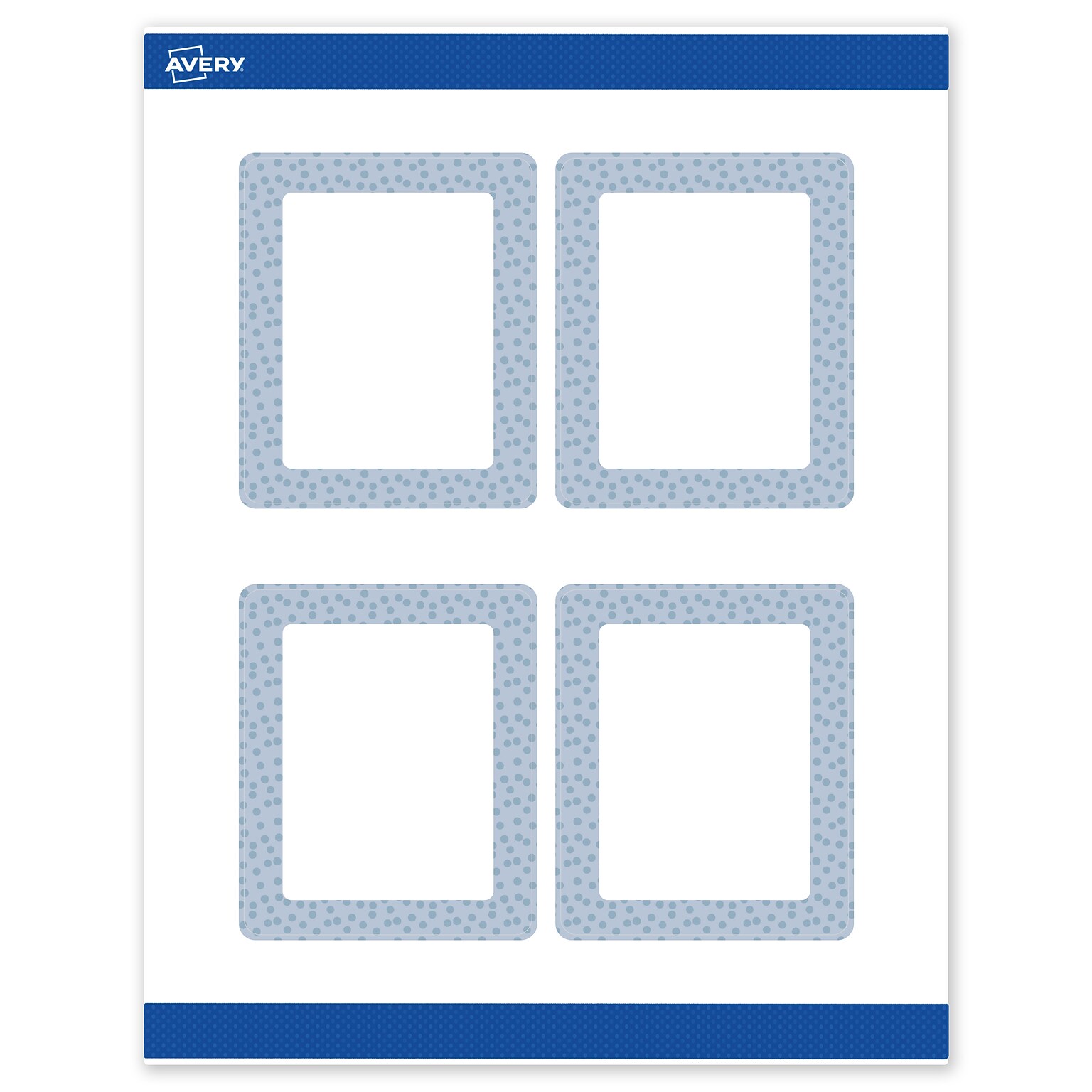 Avery Laser/Inkjet Rectangle Multipurpose Labels, 4 x 3-1/3, White, 40/Pack (S00F8J)