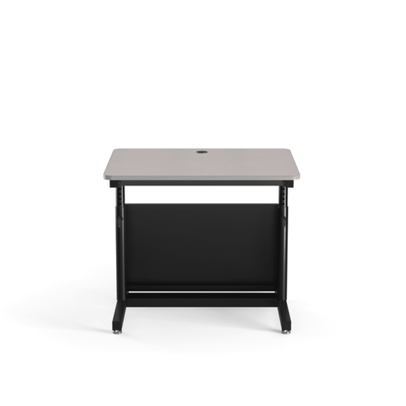 VersaDesk Deluxe 36W Manual Adjustable Standing Computer Table, Grey/Black (CTL3630-BG)