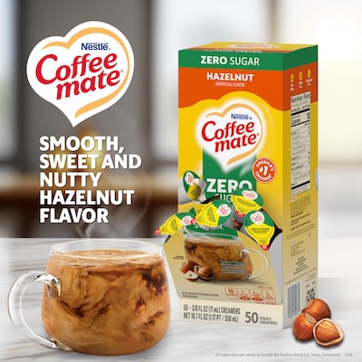 NESTLE COFFEE-MATE Liquid Creamer Hazelnut Sugar Free