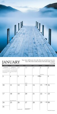 2027 Willow Creek Inspirations 7" x 7" Monthly Wall Calendar (64054)
