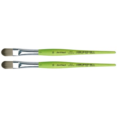 da Vinci FIT Synthetics Acrylic & Tempera Student Filbert Brush, 2 /Pack (DVXVA37516-2)