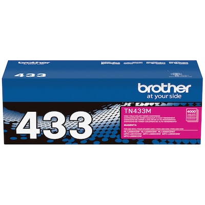 Brother TN433 Magenta High Yield Toner Cartridge   (TN433M)