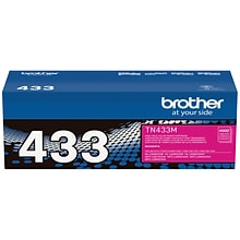 Brother TN-433 Magenta High Yield Toner Cartridge, Print Up to 4,000 Pages (TN433M)