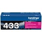 Brother TN-433 Magenta High Yield Toner Cartridge, Print Up to 4,000 Pages (TN433M)