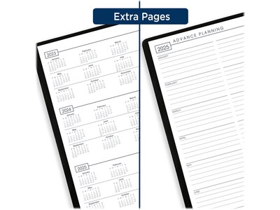 2024 AT-A-GLANCE Designer Cover 7" x 10" Monthly Planner, Black (70-432-05-24)