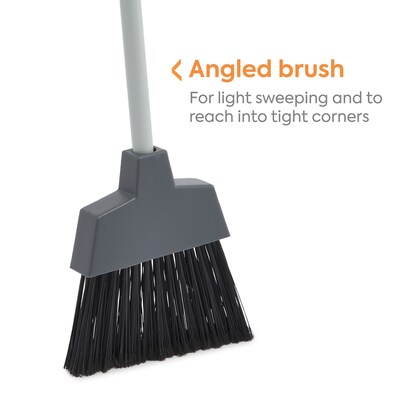 Coastwide Professional 8" Angled Broom, Gray (CW61071-CC)