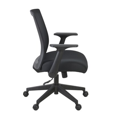 Regency Squire Ergonomic Task Mesh Office Swivel Chair w/ Flip Up Arms, Black (5401BK)