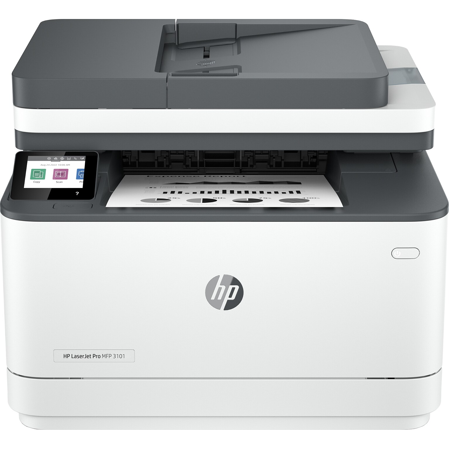 HP LaserJet Pro MFP LJP 3101fdw Wireless Black & White Laser Printer, All-In-One, Print, Scan, Copy, Fax (3G628F)