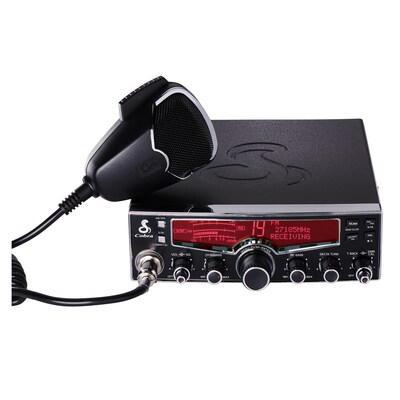 Cobra 40-Channel AM/FM NOAA Weatherband 29 LX CB Radio with 4-Color LCD Display, Black (CCBP29LX01)