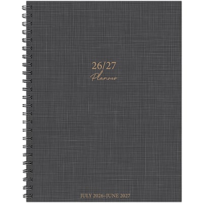 2026-2027 Willow Creek 8.5 x 11 Academic Weekly & Monthly Planner, Graphite Grid (65969)