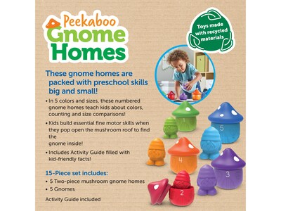 Learning Resources Peekaboo Gnome Homes Toy Set (LER3608)