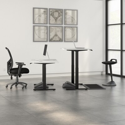 Bush Business Furniture Move 60 Series 27''-47'' Adjustable Standing Desk, White (M6S6030WHBK)