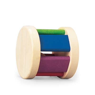Plan Toys Classic Roller Wooden Baby Toy, Multicolored (PTS5220)