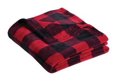 Port Authority Ultra-Soft Plaid Blanket