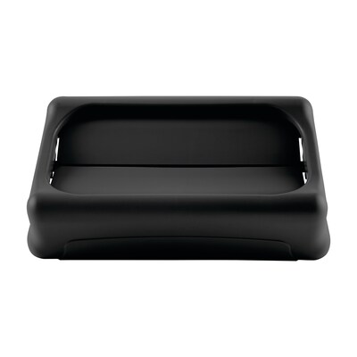 Rubbermaid Slim Jim Indoor Lid, Black Plastic, 23 Gal. (FG267360BLA)