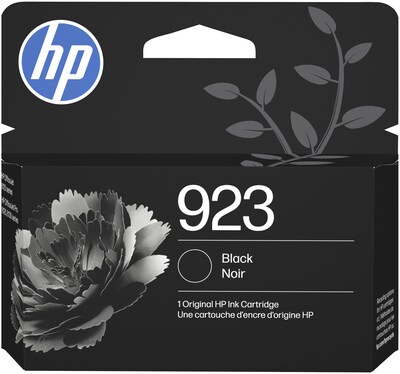 HP 923 Black Standard Yield Ink Cartridge, Prints Up to 500 Pages (4K0T3LN)