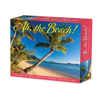 2026 Willow Creek Ah, The Beach! 6.2" x 5.4" Day-to-Day Calendar (53881)