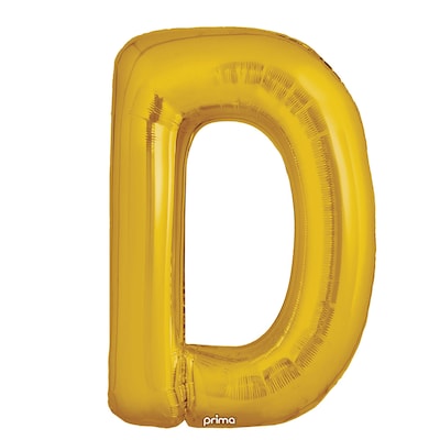 Party City (Air-Filled) 16 D Foil Balloon, Gold, 2/Pack (AM60050217-19)